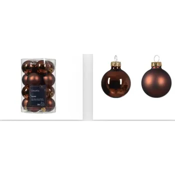 Vánoční dekorace Vánoční ozdoba, 16 ks 371517 - dia 3.5 cm