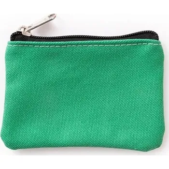 Peněženka bavlněná kapsička na mince se zipem | peněženka, pouzdro - Zelené jablko