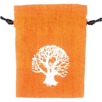 Dárková taška Pytlík dárkový Gifty Tree of Life 8 x 11 cm oranžová