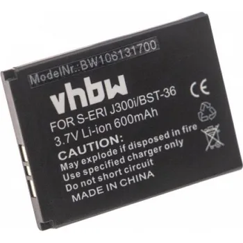 Baterie pro mobilní telefon VHBW Baterie pro Sony Ericsson J300i / K310i / T280i / W200i / Z310i, 600 mAh