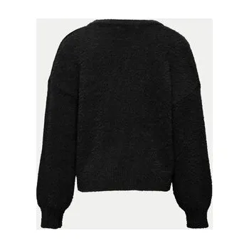 Dámský svetr Kids ONLY Svetr 15306452 Černá Standard Fit 158_164