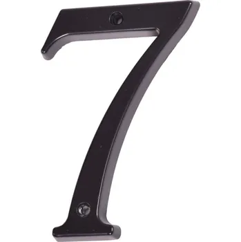 Číslo "7" černé 120mm Černá