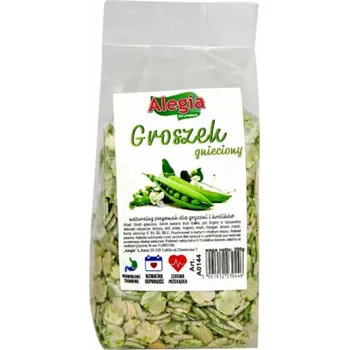 Krmivo pro hlodavce ALEGIA Crushed peas - lahůdka pro hlodavce a králíky - 300g
