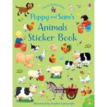 První čtění Poppy and Sam's Animals Sticker Book - Taplin, Sam
