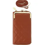 Kabelka na mobil Madley Classic s popruhem hnědá