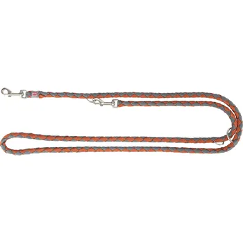 Vodítko pro psa Vodítko CAVO kulaté prodlužovací, S-M: 2.00 m/12 mm, rezavá/grafit