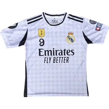 Fotbal Numberoplus Premium dětské fotbalový tričko - Mbappe Real Madrid MP9 Velikost: 14 let ( vel.158)