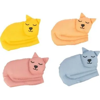 Hračka pro kočku CAT, bavlněná kočka, hračka pro kočky s valerianem, 13 cm