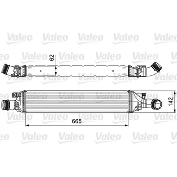 Chladič motoru Chladič turba VALEO 818643