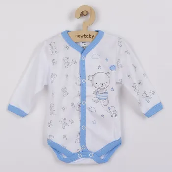 Kojenecký body Kojenecké celorozepínací body New Baby Bears modré 50