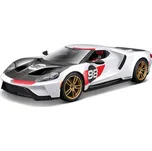 MAISTO 2021 Ford GT Heritage bílá 1:18