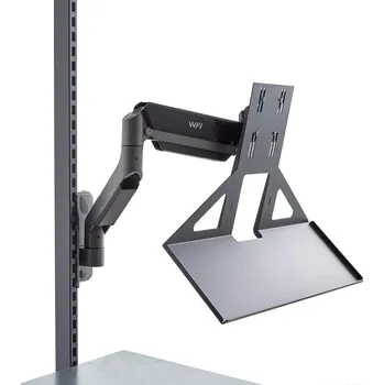 Dílenský stůl Držák na monitor k dílenskému stolu ROBUST/SOLID/VERVE, vč. police na klávesnici, nastavitelné ramen