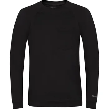 Pánské tričko Alpine Pro Poreh Pánské triko s dlouhým rukávem MTSB877 černá M