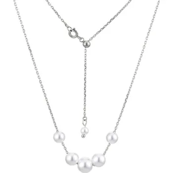 Náhrdelník Genco Perlový náhrdelník z chirurgické oceli GNSS331ST