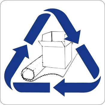 Odpadkový koš Samolepicí značka - karton