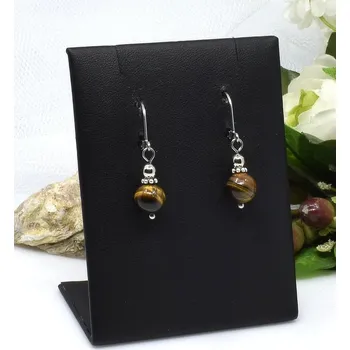 Náušnice Mijabijoux Náušnice z tygřího oka MB00391