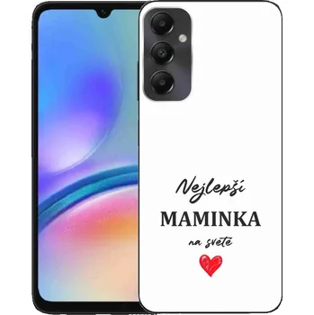 Pouzdro na mobilní telefon Gelový kryt mmCase na Samsung Galaxy A05s - nejlepší maminka 1 bílé pozadí