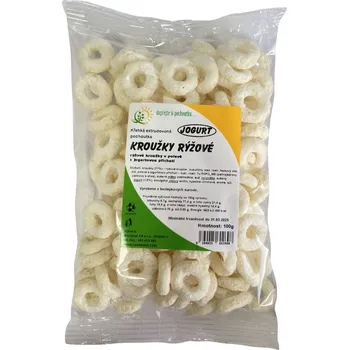 Cukrovinka Racional Kroužky rýžové Jogurt 100g