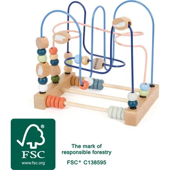 Dřevěná hračka Small Foot Motorický labyrint "Arctic"