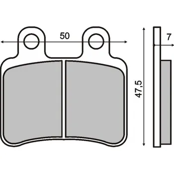 Brzda pro motocykl CL Brakes Brzdové destičky 2810 CL 200.3063.MS