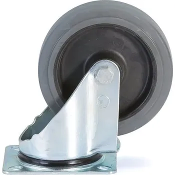 Pojezdové kolečko Otočné kolo, 160x42 mm, 300 kg, superelastické gumové