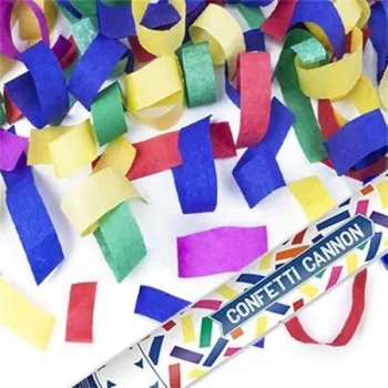 Konfeta Konfety vystřelovací papírové barevné 40 cm