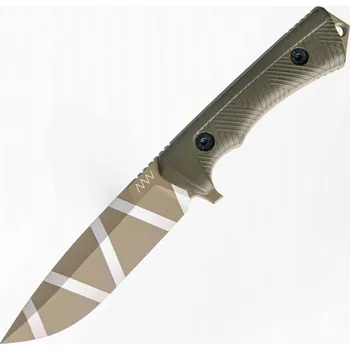 lovecký nůž Acta non verba knives ACTA NON VERBA P250 - Coyote Camo, Olive GRNPU, Kydex