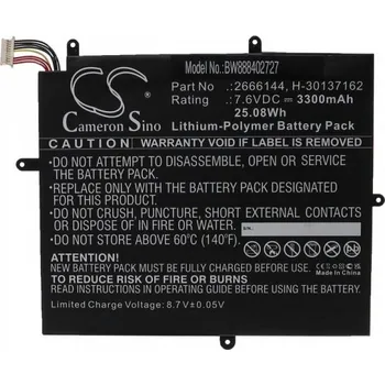 Baterie pro mobilní telefon VHBW Baterie pro Jumper EZBook X1 / BMAX MaxBook Y11 H1M6, 3300 mAh