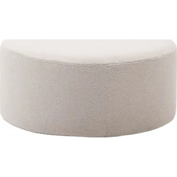 Taburet Béžový bouclé taburet Kave Home Kaeli 90 cm