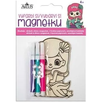 kreativní sada ARGUS Kreativní tvoření vybarvi si magnetku morská panna 19260006