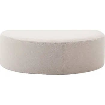 Taburet Béžový bouclé taburet Kave Home Kaeli 120 cm