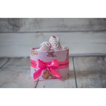 plenkový dort Plenkový dort jednopatrový červený - S capáčky