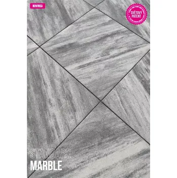Dlažba FEROBET MODERN MOMENTS 60 × 60 × 6 cm NOVINKA !!!Patentovaná dlažba Standard MARBLE