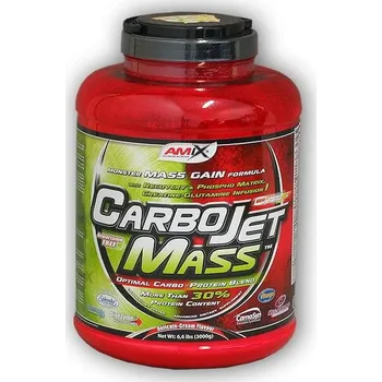 Protein Amix CarboJet Mass Professional 3000g Strawberry-banana + DÁREK