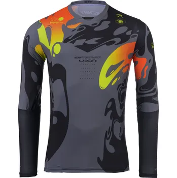 cyklistický dres KENNY dres PERFORMANCE 25 steel grey - 2XL