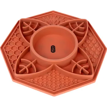 Miska pro psa TIAKI silikonové pomalé krmítko Mandala 200ml pro psy
