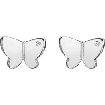 Oblečení a móda Stříbrné náušnice Hot Diamonds Flutter DE732