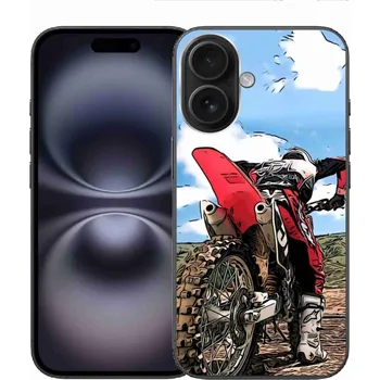 Pouzdro na mobilní telefon Gelový kryt mmCase na iPhone 16 - moto