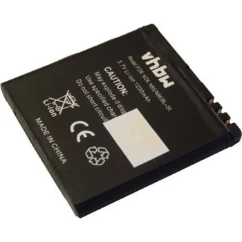 Baterie pro mobilní telefon VHBW Baterie pro Nokia N85 / N86 / C7-00 / X7-00 / Oro, BL-5K, 1200 mAh