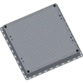 Litinový poklop čtvercový E600, vnitřní rozměr 900x900mm, nosnost 60 tun