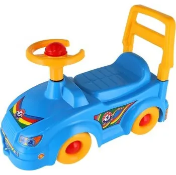 Odrážedlo Teddies Odrážedlo auto plast 25x57x36cm 2 barvy v sáčku od 12 do 35 měsíců Barva: modrá