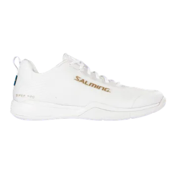 Pánská sálová obuv SALMING Viper Pro White/Gold 8,5 UK - 8,5 UK - 43 1/3 EUR - 27,5 cm