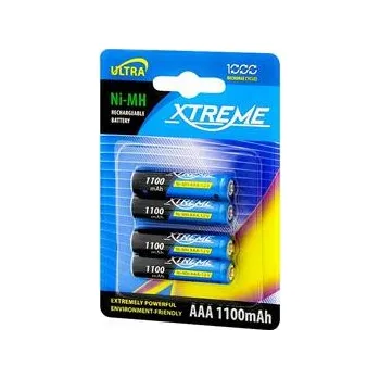 Článková baterie XTREME Baterie R3 Ni-MH AAA 1100mAh dobíjecí, blistr 4ks