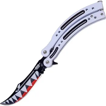 Motýlek JKR Motýlek, 10 cm, Counter Strike GO, černo-fialový