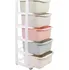 Zásuvkový kontejner Springos HA2006 bílá/pastelové barvy