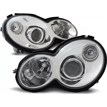 Přední světlomet PŘEDNÍ SVĚTLA MERCEDES CL203, C-CLASE, 2000-2004, CHROM LPME61 (LPME61)