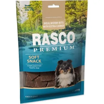 Pamlsek pro psa Pochoutka Rasco Premium mouční červi a extra mrkev 230g