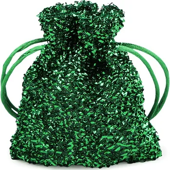 Dárkový pytlík 8x10 cm exkluzivní, barva 4 zelená