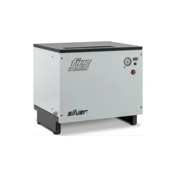 Kompresor Šroubový kompresor Fiac LIGHT SILVER 4 - 8/10 Bar, Tlaková verze - max. tlak 10 Bar (352 l/min), Tlaková nádoba bez nádoby, Sušička vzduchu - kondenzační bez sušičky