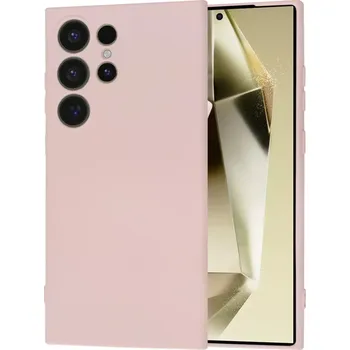 Pouzdro na mobilní telefon Kryt Samsung Galaxy S24 Ultra Techsuit SoftFlex - pink sand